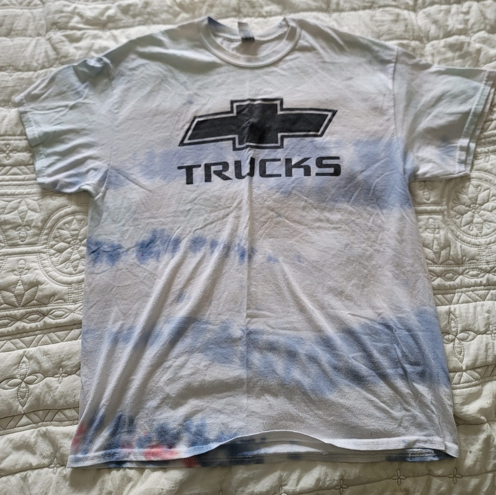 TIE DYE CHEVY TRUCKS TEE